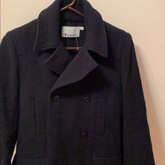 T by Alexander Wang Jackets & Blazers - CONSIGNED T by Alexander Wang Wool Peacoat